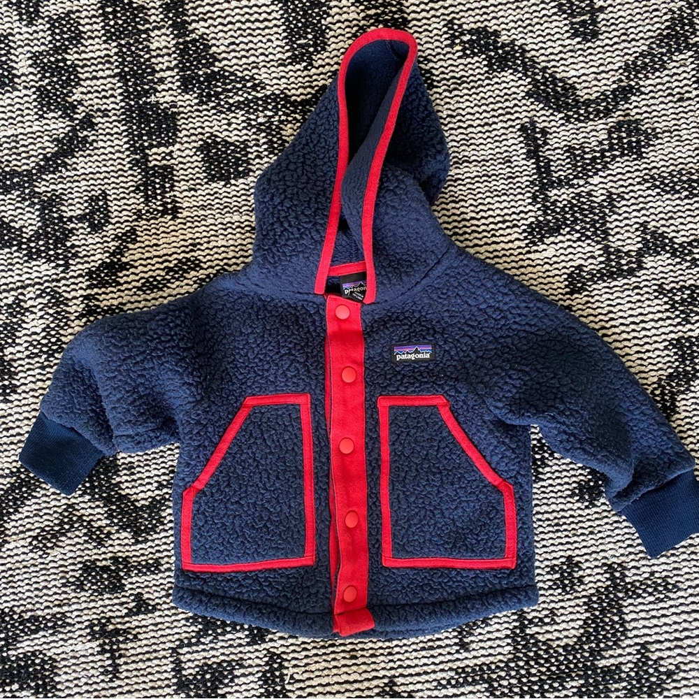 Patagonia baby retro pile fleece jacket 12-18M